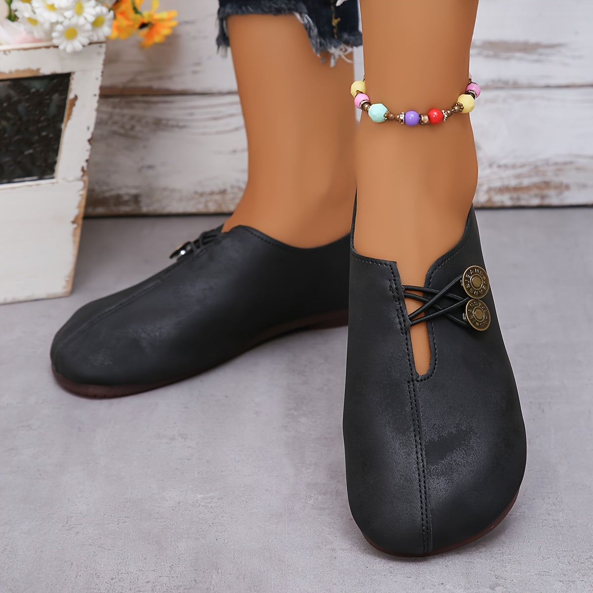 Elegante dames loafers met verfijnde afwerking en klassieke look