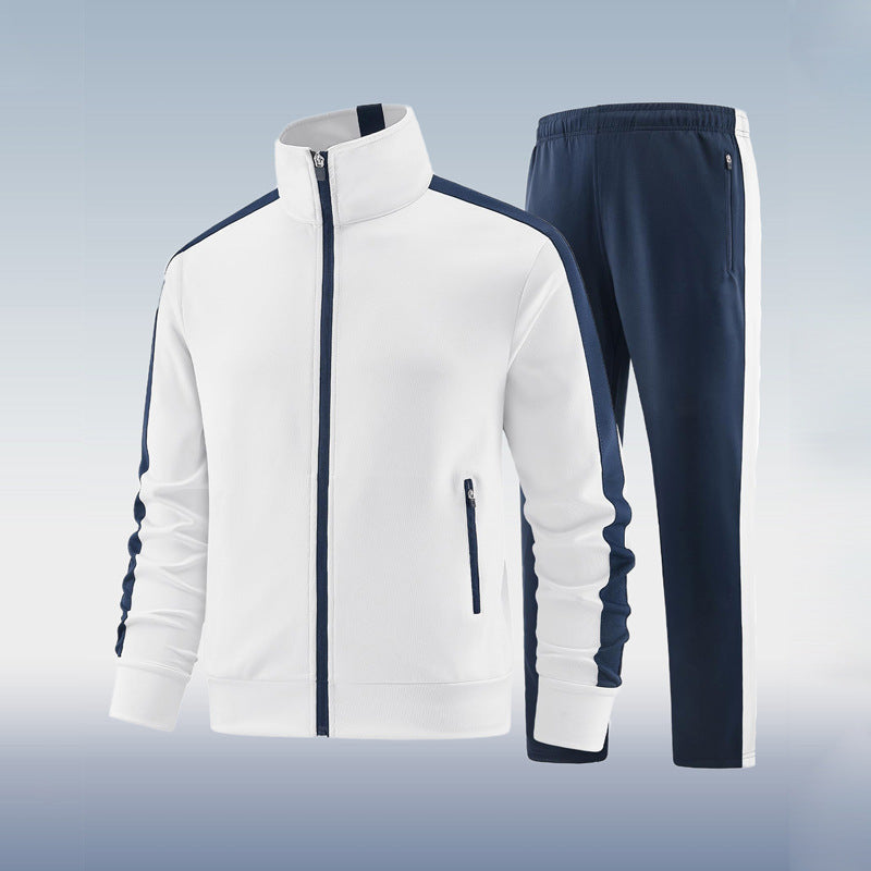 Sportief heren trainingspak met comfortabele pasvorm en modern design