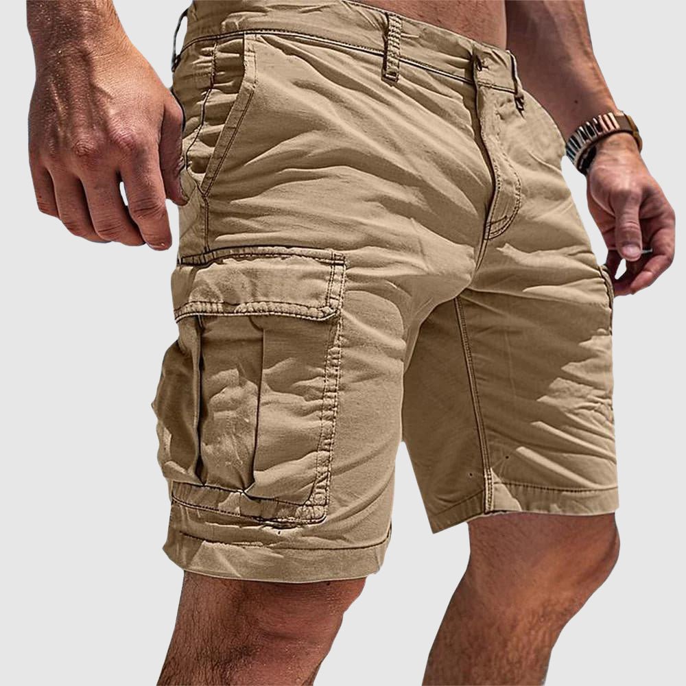 Casual heren cargo shorts met praktische zakken en comfortabele pasvorm