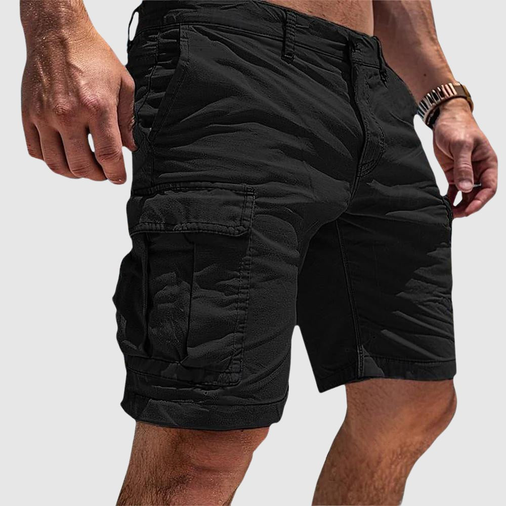 Casual heren cargo shorts met praktische zakken en comfortabele pasvorm